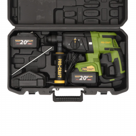 Aku vrtací kladivo Procraft PHA40 SDS Plus | PHA40-2B-C